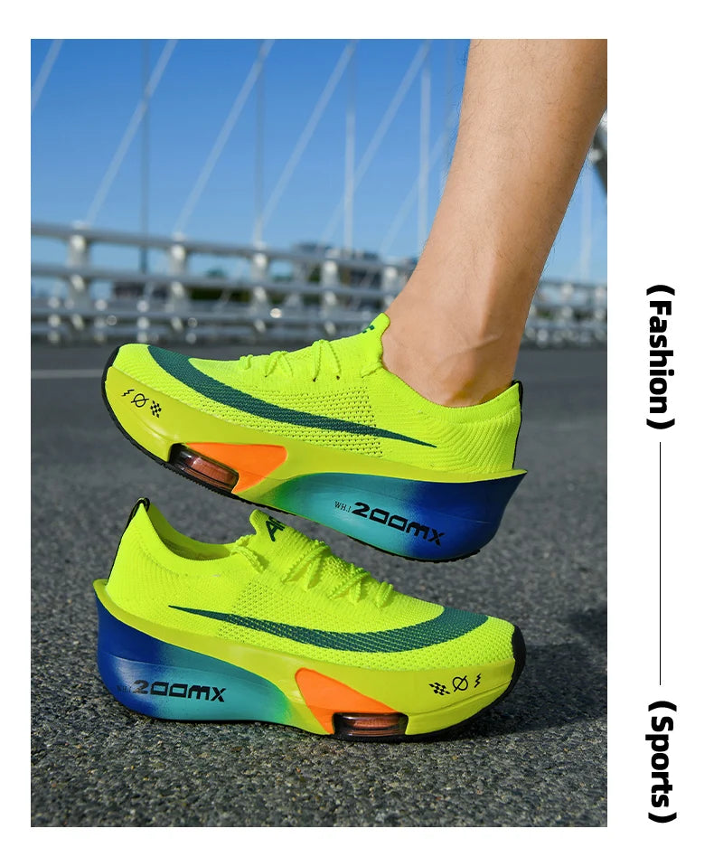 Unisex Running Shoes – Carbon Plate, Breathable and Ultralight
