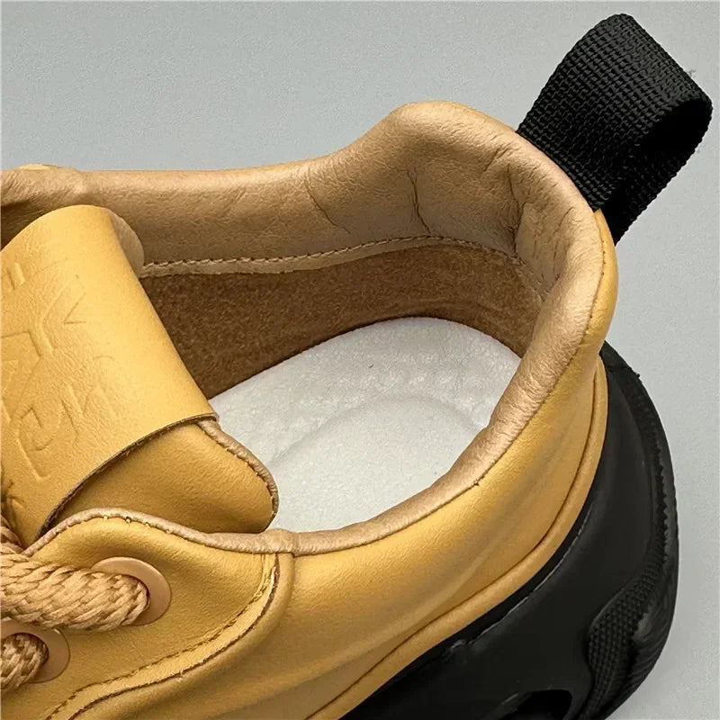 2025s – Lace-up sneakers with wedge sole