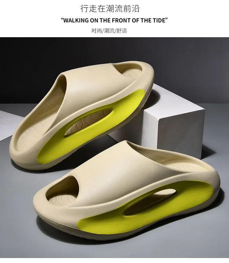 2024 Men's Summer Sandals - Casual Thick Sole Outdoor Slippers, Vietnam Trendy Style