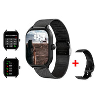 LAXASFIT™ 2.01’’ – Smartwatch Connectée Santé, Homme/Femme