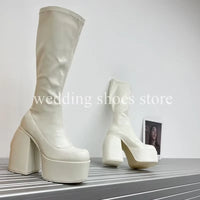 Bottes femme à talon 16 cm – Hautes, étanches et sexy
