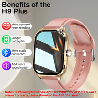 LAXASFIT™ 2.01’’ – Smartwatch Connectée Santé, Homme/Femme