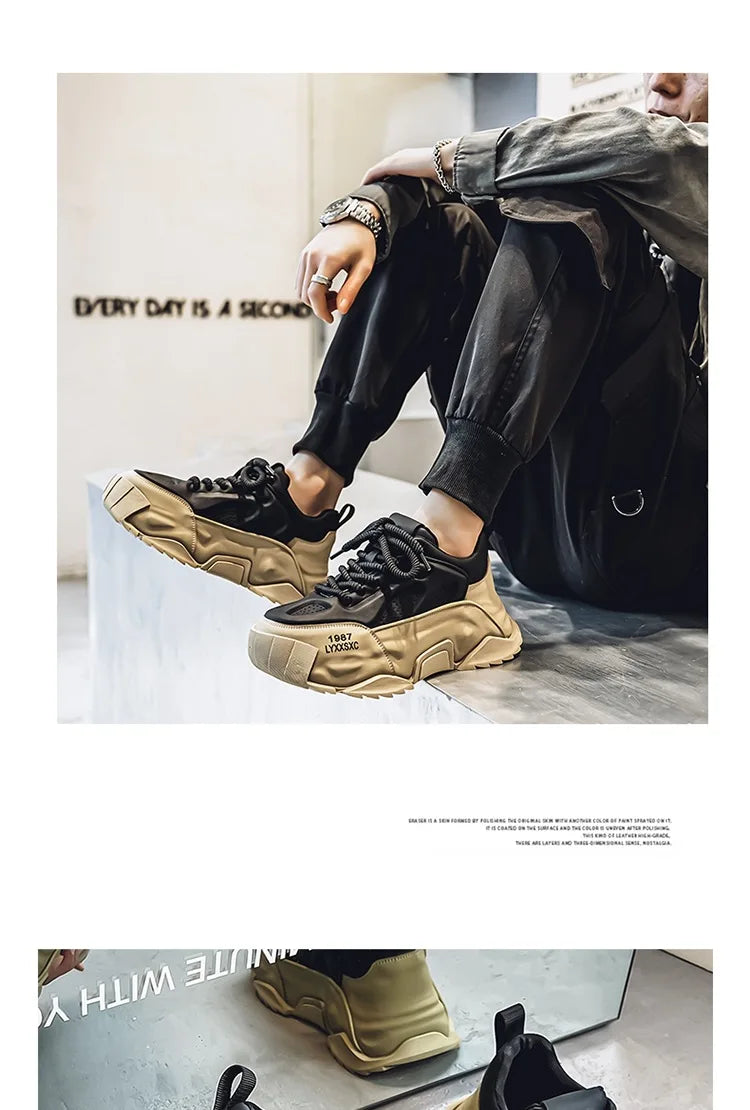 Men's Designer Sneakers – Comfort & Height Boost