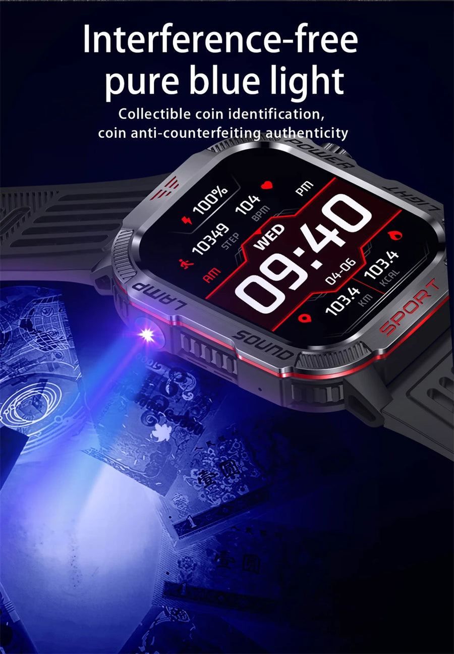 ChiBear Smartwatch Outdoor 2.01'' – Power & Adventure on the Wrist