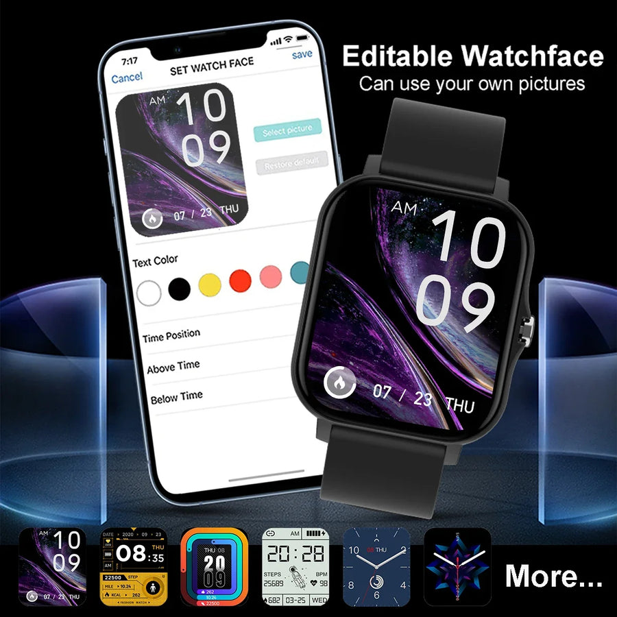 Montre Connectée COTAUL GT20 – Écran 1.83”