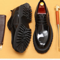 ASTON M. JAZZ – Men's Genuine Leather Oxford Shoes, Italian