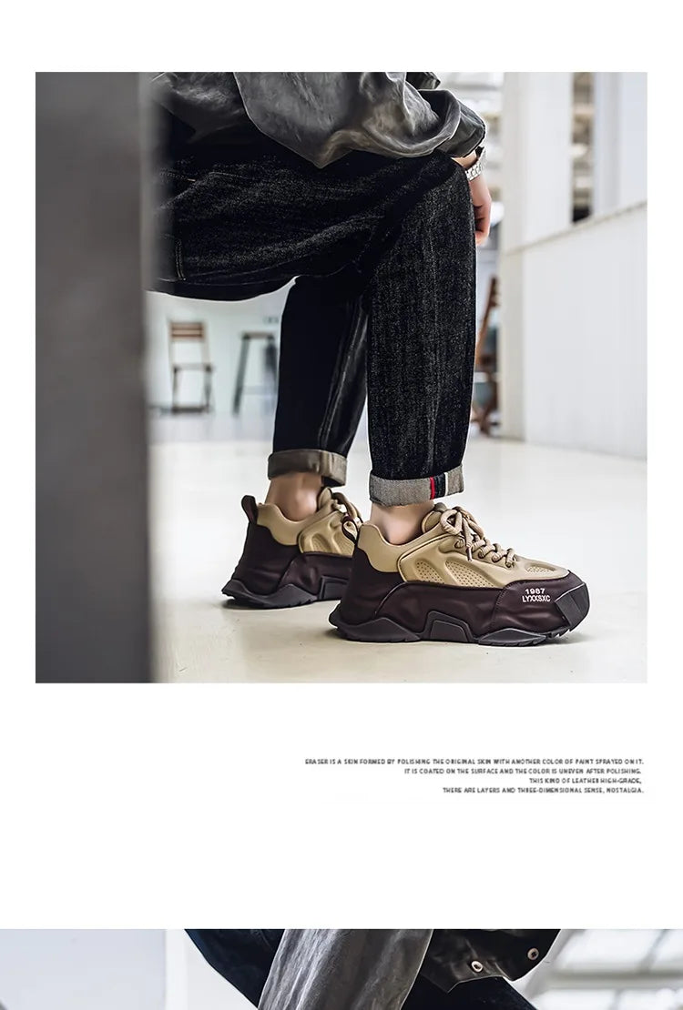 Men's Designer Sneakers – Comfort & Height Boost