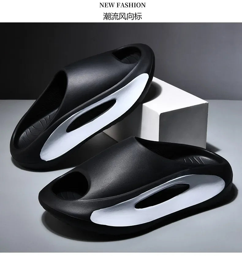 2024 Men's Summer Sandals - Casual Thick Sole Outdoor Slippers, Vietnam Trendy Style