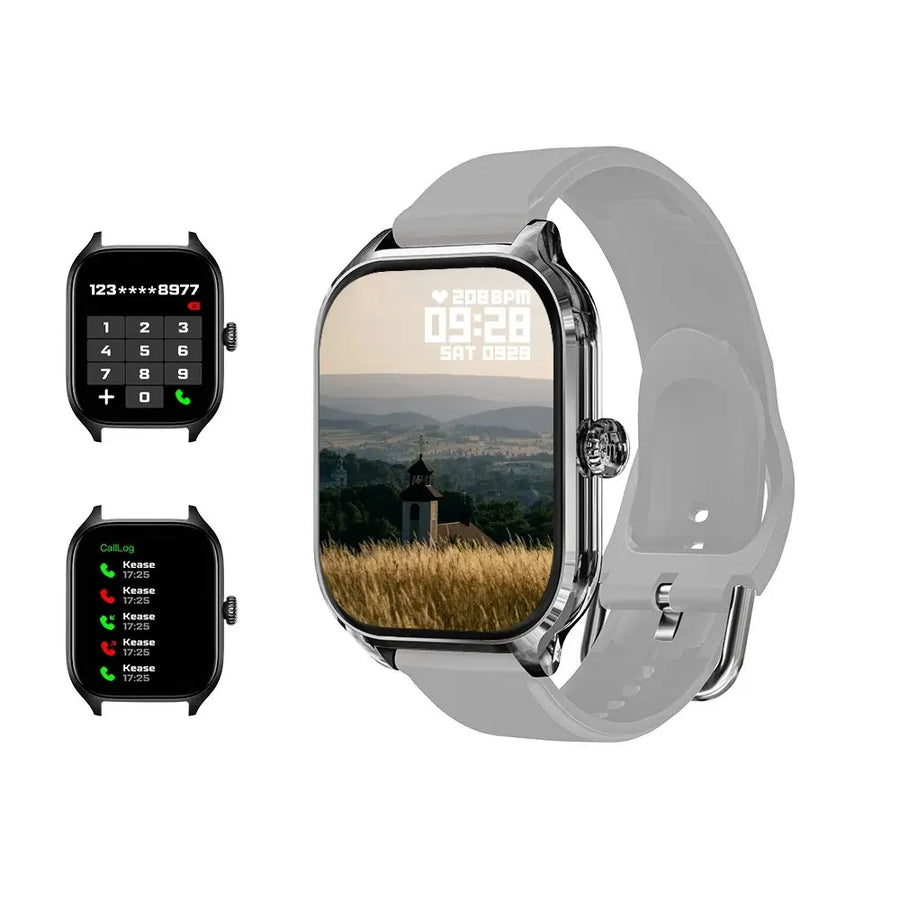 LAXASFIT™ 2.01’’ – Smartwatch Connectée Santé, Homme/Femme