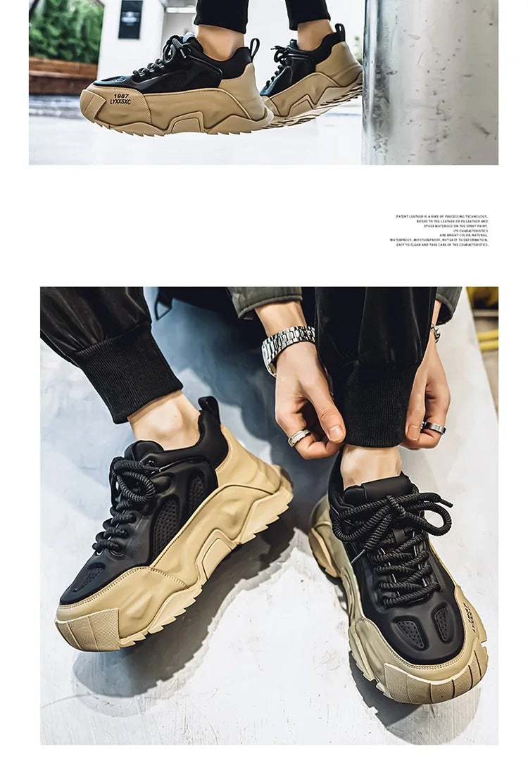 Men's Designer Sneakers – Comfort & Height Boost
