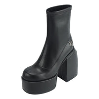 Bottines designer femme – Talon 14 cm, stretch, look audacieux et sexy