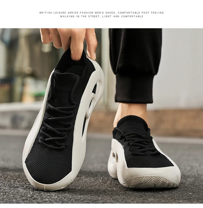 2025 Men's Lightweight Breathable Basketball Shoes - Non-slip Wear-resistant Casual Sports Sneakers