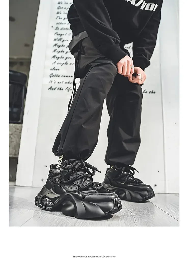 designer style men's shoes - Comfortable and trendy chunky platform sneakers