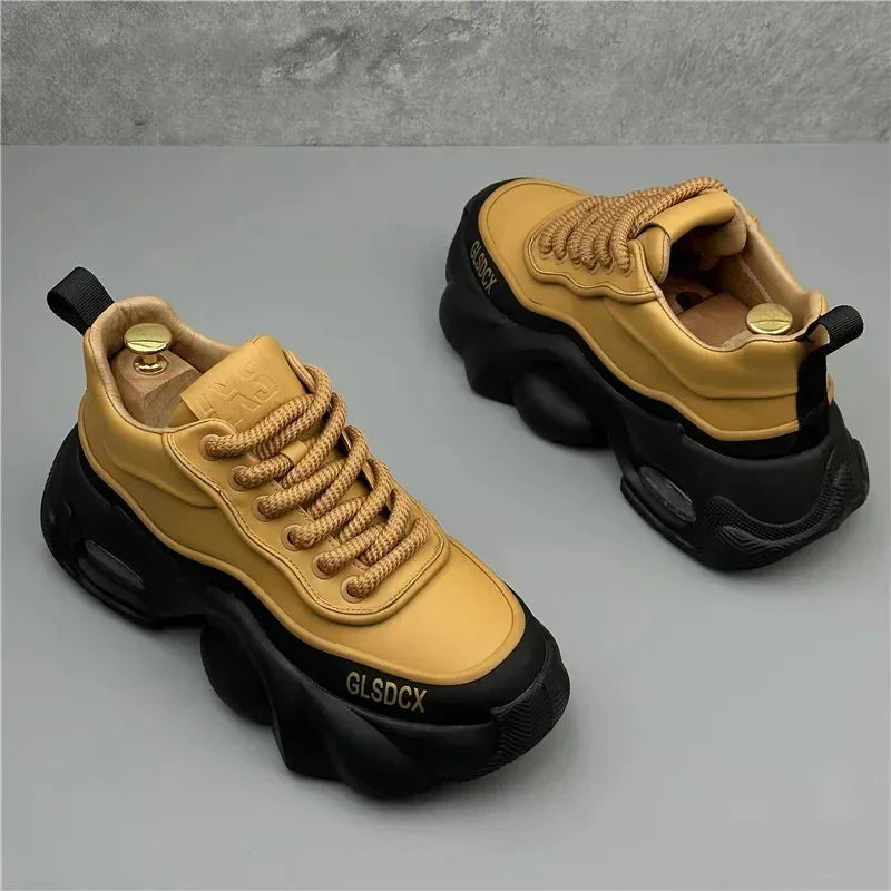 2025s – Lace-up sneakers with wedge sole